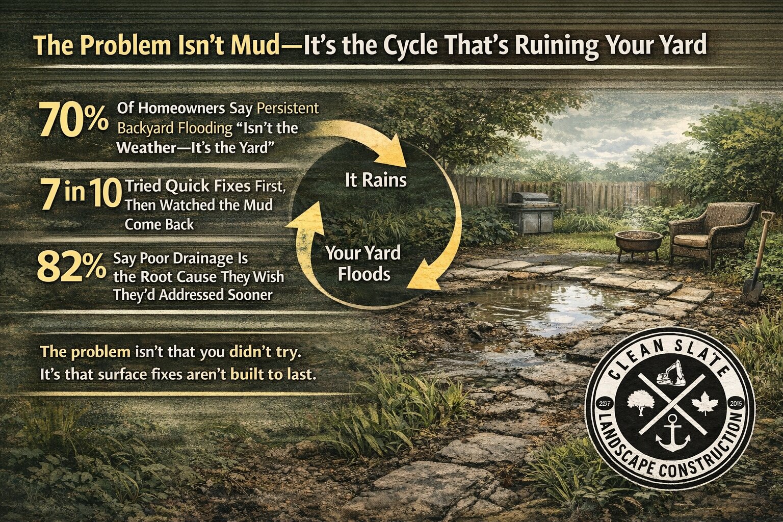 Mud cycle troubleshooting for your yard